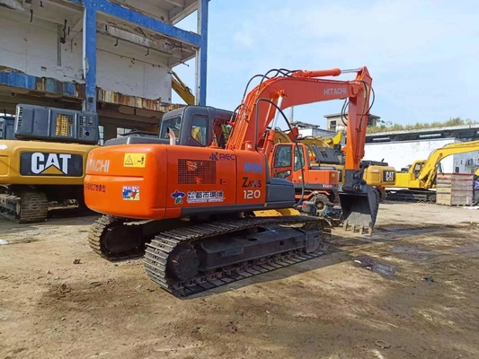 12t second-hand Hitachi ZX120 hydraulic crawler excavation in good working condition Working weight 12200kg