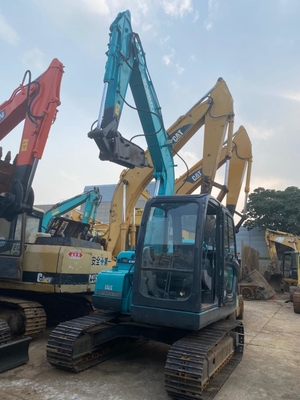 7t มือสอง SK75-8 รถขุดตีนตะขาบไฮดรอลิกพร้อมถัง 0.4m3 6850KG
