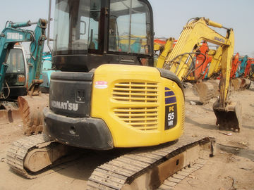 Komatsu PC55MR - เครื่องขุดมือสอง 2 เครื่อง 12 วอลต์ โวลเตชั่นพร้อมกับหมุน 5160 กิโลกรัม