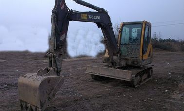 มินิใช้ Volvo Excavator EC55 0.14cbm ความจุถังด้วยทอร์โบเดิม