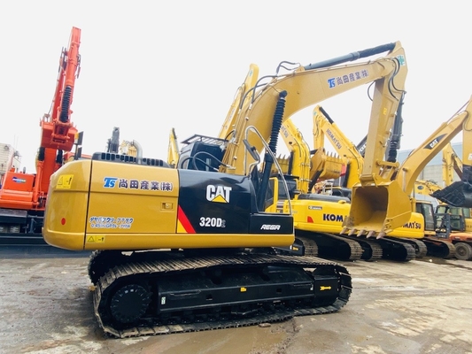 มือสอง CAT Caterpillar 320D เครื่องขุดไฮดรอลิกครอลเลอร์ 20 ตัน