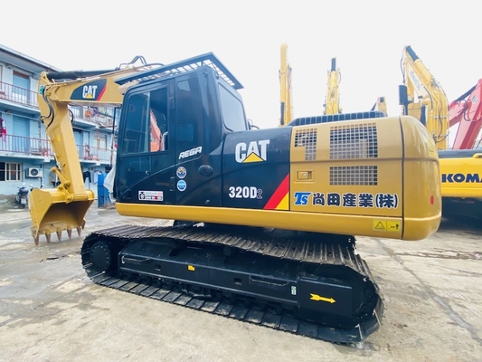 มือสอง CAT Caterpillar 320D เครื่องขุดไฮดรอลิกครอลเลอร์ 20 ตัน