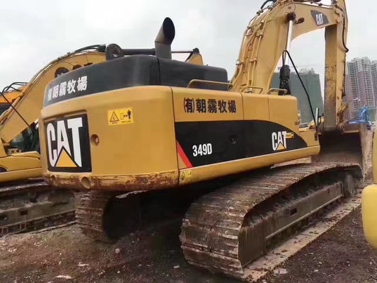 เครื่องขุดแท้ของญี่ปุ่น Cat 349D มือสอง เครื่องขุดรถยนต์ Caterpillar มือสอง 49 ตัน