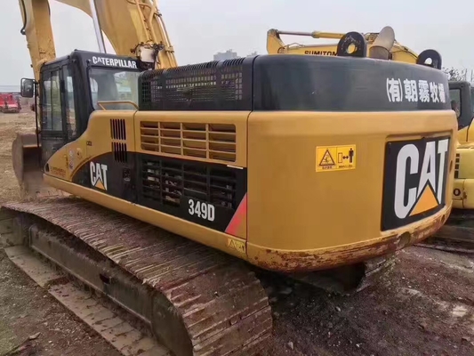 เครื่องขุดแท้ของญี่ปุ่น Cat 349D มือสอง เครื่องขุดรถยนต์ Caterpillar มือสอง 49 ตัน