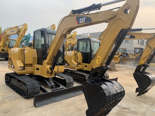 แท้ญี่ปุ่น Cat 306D มือสอง Hydraulic Crawler Excavator, Caterpillar ใช้รถขุด 6 ตัน