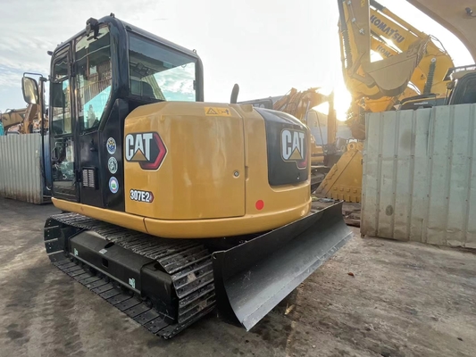 เครื่องขุดแท้ของญี่ปุ่น Cat 307E มือสอง เครื่องขุดรถยนต์ Caterpillar มือสอง 7 ตัน