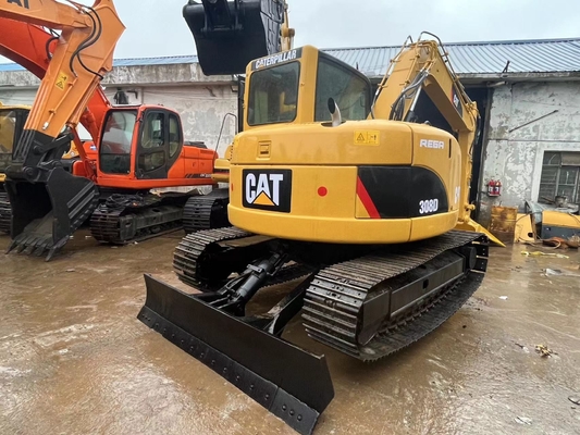 เครื่องขุดแท้ของญี่ปุ่น Cat 308D มือสอง เครื่องขุดรถยนต์ Caterpillar มือสอง 8 ตัน