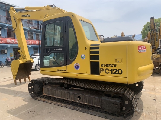 12 ตัน ของแท้ของญี่ปุ่น ใช้ Komatsu PC120-6 เครื่องขุด Crawler ขาย