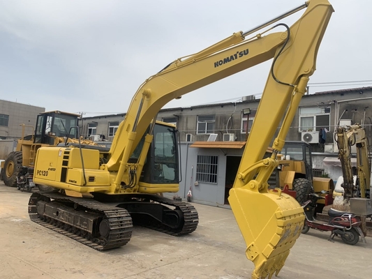 12 ตัน ของแท้ของญี่ปุ่น ใช้ Komatsu PC120-6 เครื่องขุด Crawler ขาย