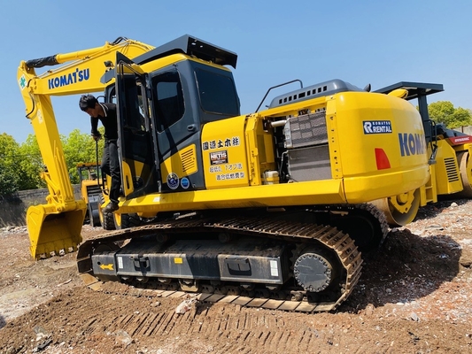 20 ตัน ของแท้ของญี่ปุ่น มือสอง Komatsu PC200-7 เครื่องขุด Crawler ขาย