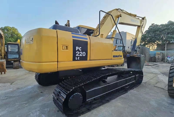 22 ตัน ของแท้ของญี่ปุ่น มือสอง Komatsu PC220-7 เครื่องขุด Crawler ขาย