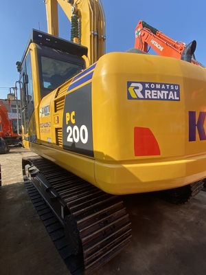 20 ตัน ของแท้ของญี่ปุ่น มือสอง Komatsu PC200-8 เครื่องขุด Crawler ขาย