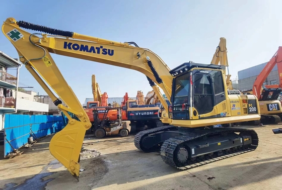 20 ตัน ของแท้ของญี่ปุ่น มือสอง Komatsu PC200-8 เครื่องขุด Crawler ขาย