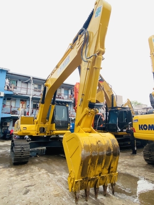 22 ตัน ของแท้ของญี่ปุ่น มือสอง Komatsu PC220-8 เครื่องขุด Crawler ขาย