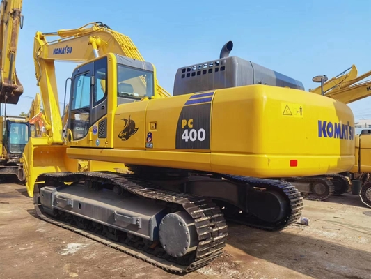 40 ตัน ของแท้ของญี่ปุ่น มือสอง Komatsu PC400-8 เครื่องขุด Crawler ขาย