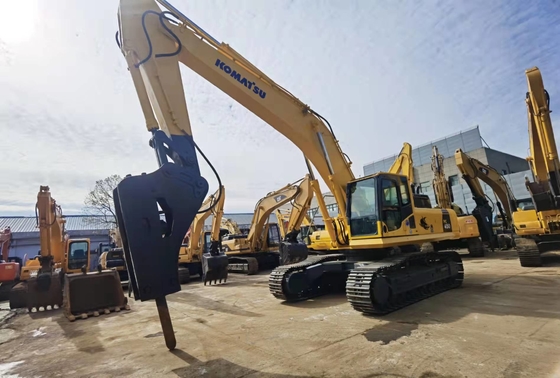45 ตัน ของแท้ของญี่ปุ่น มือสอง Komatsu PC450-8 เครื่องขุด Crawler ขาย