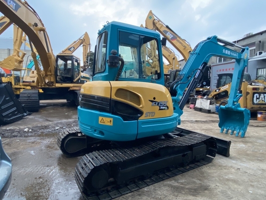 เครื่องขุดคราเบอร์ Kubota KX155 ของญี่ปุ่นเดิม 5 ตัน พร้อมพลังงานเครื่อง 29.9KW และความจุของถัง 0.16 m3