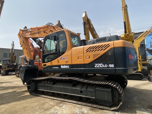 22 ตัน ของแท้ญี่ปุ่นมือสอง Hyundai R220 Crawler Excavator
