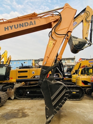 22 ตัน ของแท้ของญี่ปุ่นมือสอง Hyundai R225 เครื่องขุด Crawler ด้วยพลังงานเครื่อง 112 KW และความจุถัง 1.05 m3