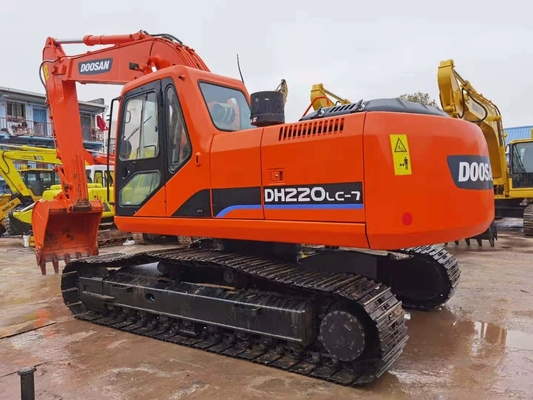 22 ตัน ของเดิมใช้ Doosan DH220 เครื่องขุด Crawler ด้วยความจุ 0.5-1.18 m3