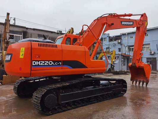 22 ตัน ของเดิมใช้ Doosan DH220 เครื่องขุด Crawler ด้วยความจุ 0.5-1.18 m3
