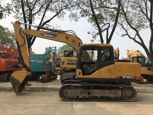 13 ตัน ใช้ Sany SY135C-9 เครื่องขุดไฮดรอลิก ขนาด 0.53 m3