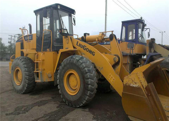 3-5 ตัน เครื่องบรรทุกล้อ Liugong ZL50CN มือสอง เครื่องบรรทุกถัง 1.8-5.6cbm