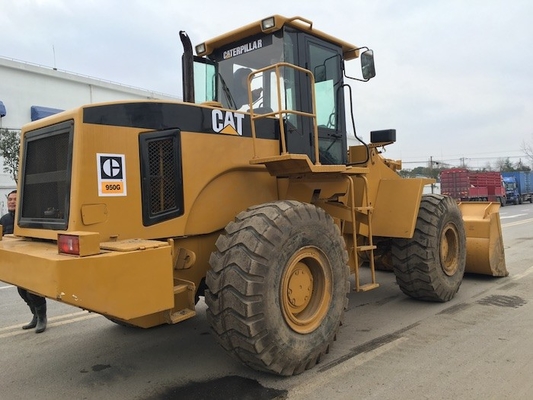 5-6 ตัน เครื่องบรรทุกล้อ Cat 950G มือสอง เครื่องบรรทุกถัง 2.9-3.6 m3
