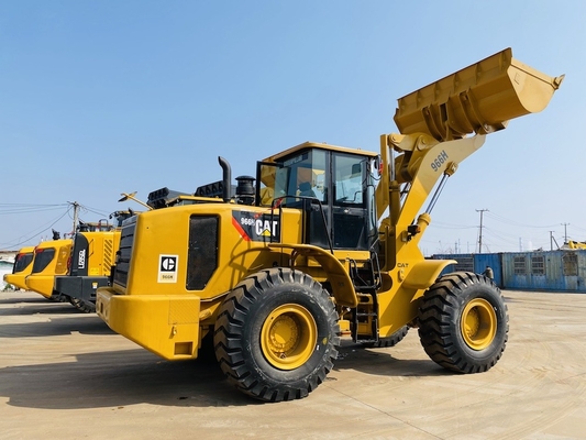เครื่องบรรทุกล้อ CAT 966H มือสอง เครื่องบรรทุกถัง 3.4-4.2 m3