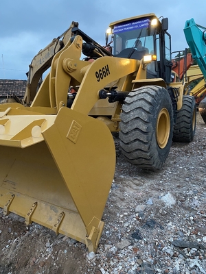 เครื่องบรรทุกล้อ CAT 966H มือสอง เครื่องบรรทุกถัง 3.4-4.2 m3