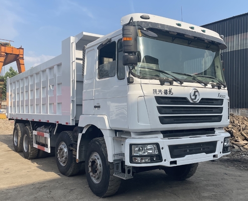 ใช้ SHACMAN F3000 8X4 6X4 รถบรรทุกหนัก 12 ยาง 400HP ดัมเปอร์