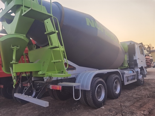 มือสอง SHACMAN F3000 รถบรรทุกผสมคอนกรีต 6x4 340HP รถบรรทุกผสมคอนกรีตมือสอง