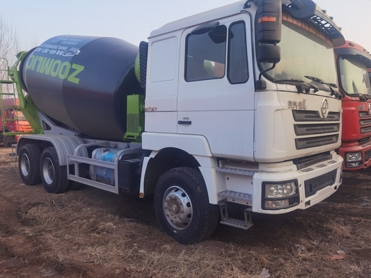 มือสอง SHACMAN F3000 รถบรรทุกผสมคอนกรีต 6x4 340HP รถบรรทุกผสมคอนกรีตมือสอง