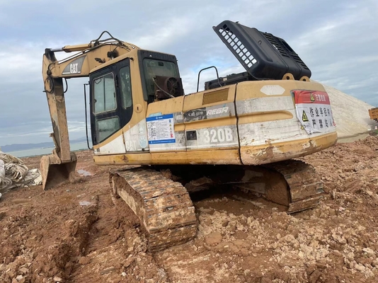 เครื่องขุดแท้ของญี่ปุ่น Cat 320b มือสอง เครื่องขุดรถยนต์ Caterpillar มือสอง 20 ตัน