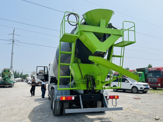 มือสอง SHACMAN F3000 รถบรรทุกผสมคอนกรีต 6x4 รถบรรทุกผสมคอนกรีตมือสอง