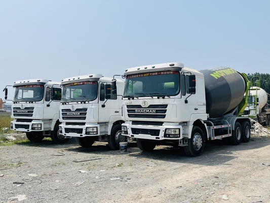 มือสอง SHACMAN F3000 รถบรรทุกผสมคอนกรีต 6x4 รถบรรทุกผสมคอนกรีตมือสอง