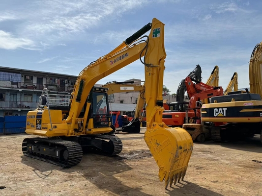 13 ตัน ของแท้ของญี่ปุ่น มือสอง Komatsu PC130-7 เครื่องขุดคราว์เลอร์