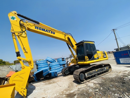 22 ตัน ของแท้ของญี่ปุ่น มือสอง Komatsu PC220-7 เครื่องขุด Crawler ใช้ในขาย
