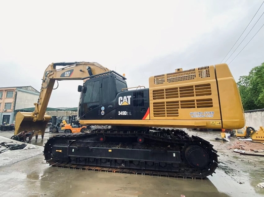 เครื่องขุดแท้ของญี่ปุ่น Cat 349D มือสอง เครื่องขุดรถยนต์ Caterpillar มือสอง 49 ตัน