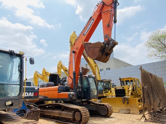 49 ตัน ของแท้ใช้ Doosan DX490LC-9C เครื่องขุด Crawler มือสอง