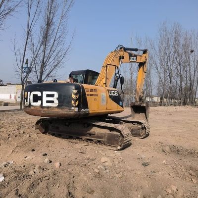 22 ตันมือสอง JCB JS220LC เครื่องขุดคลาน ใช้ 129 KW พลังงานเครื่องยนต์และ 1 M3 ความจุถัง