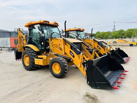 ใช้ CAT Caterpillar 420F Backhoe Loader เครื่องไฮดรอลิก มือสอง CAT Backhoe Excavator