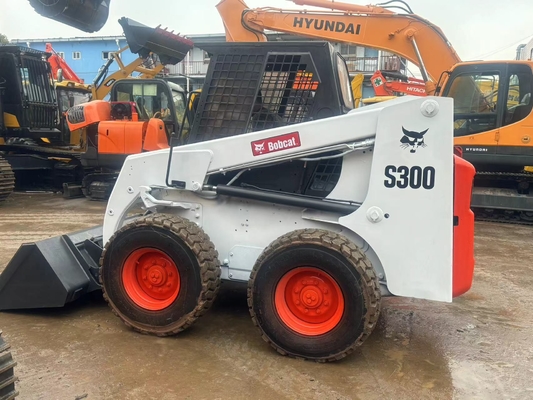 โบบแคท S300 มินิ สกิด สเตียร์ โลเดอร์ มือสอง โบบแคท สกิด โลเดอร์ 1m3 60KW