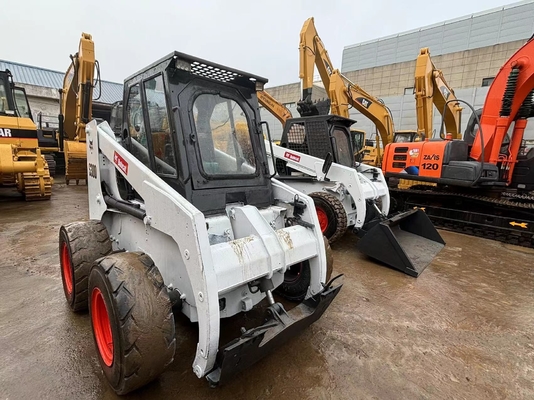 โบบแคท S300 มินิ สกิด สเตียร์ โลเดอร์ มือสอง โบบแคท สกิด โลเดอร์ 1m3 60KW