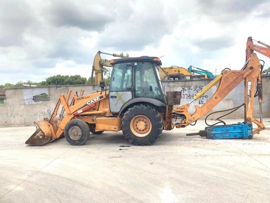 สหรัฐอเมริกาใช้ CASE 580M เครื่องบรรทุกถังถังถังไฮดรอลิก เครื่องมือสอง CASE 580M Excavator