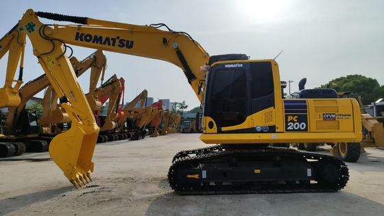 20 ตัน ของแท้ญี่ปุ่น ใช้ Komatsu PC200-8 เครื่องขุดไฮดรอลิก Crawler