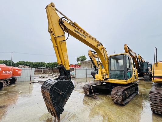 12 ตัน ญี่ปุ่น ผลิตเครื่องขุด Komatsu PC120-6 มือสอง Komatsu เครื่องขุดไฮดรอลิก
