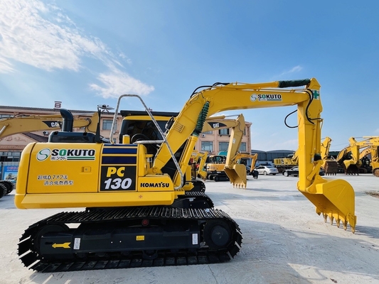 มินิ มือสอง Komatsu PC130-7 เครื่องขุดคลาน พร้อมเครื่อง Komatsu SAA4D95LE-3