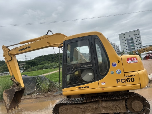 มือสอง Komatsu PC60-7 เครื่องขุดคราวน์ 6 ตัน มือสอง เครื่องขุดขนาดเล็ก PC35/PC55/PC56/PC60/PC78