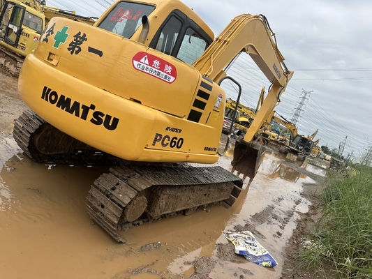 มือสอง Komatsu PC60-7 เครื่องขุดคราวน์ 6 ตัน มือสอง เครื่องขุดขนาดเล็ก PC35/PC55/PC56/PC60/PC78